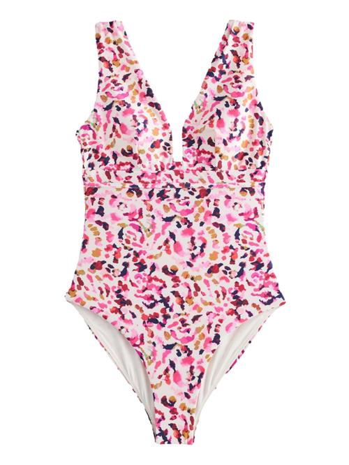 Next Formgivende badedragt  lys pink