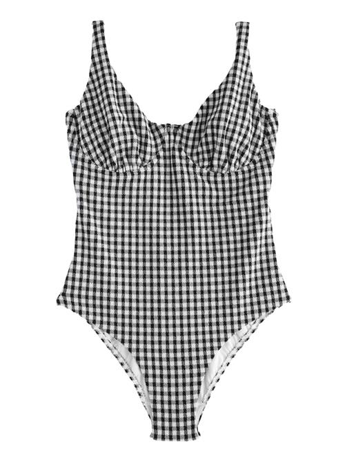 Next Badedragt 'Tummy'  sort / hvid