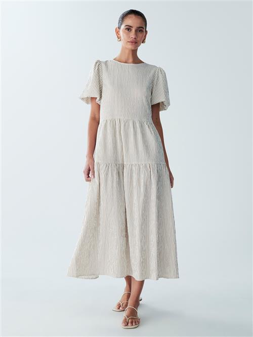 St MRLO Kjole 'Sitia'  beige / hvid