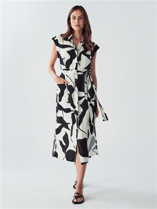 Willa Blusekjole 'KOBE'  sort / hvid