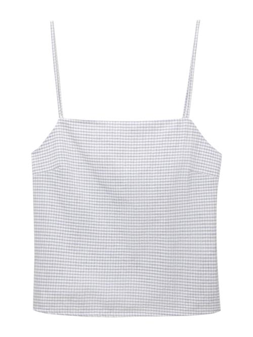 Pull&Bear Overdel  grå / hvid