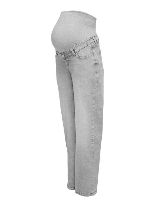 Only Maternity Jeans 'OLMJuicy'  lysegrå
