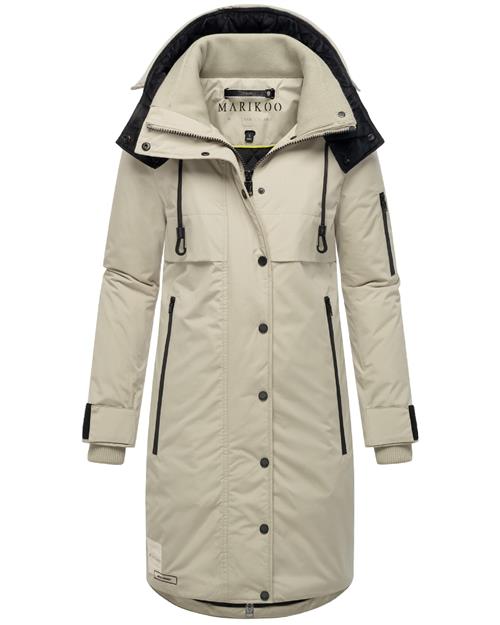 MARIKOO Vinterfrakke 'Anoukaa 16'  greige