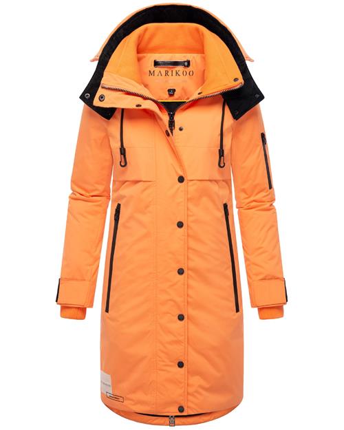 MARIKOO Vinterfrakke 'Anoukaa 16'  mørkeorange / sort