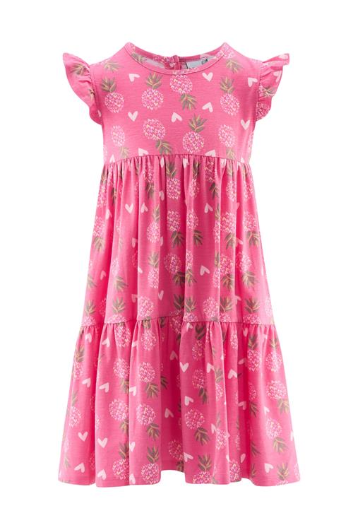 happy girls Kjole  creme / lyserød