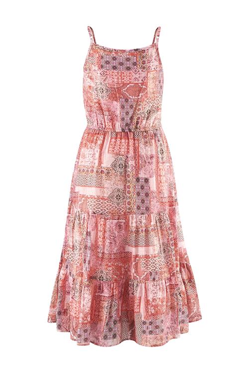 happy girls Kjole  orange / pink / orangerød / sort