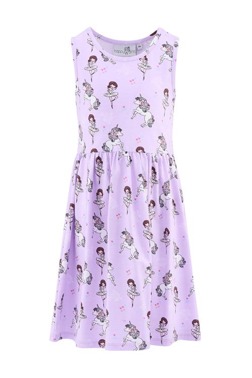 happy girls Kjole  gran / lilla