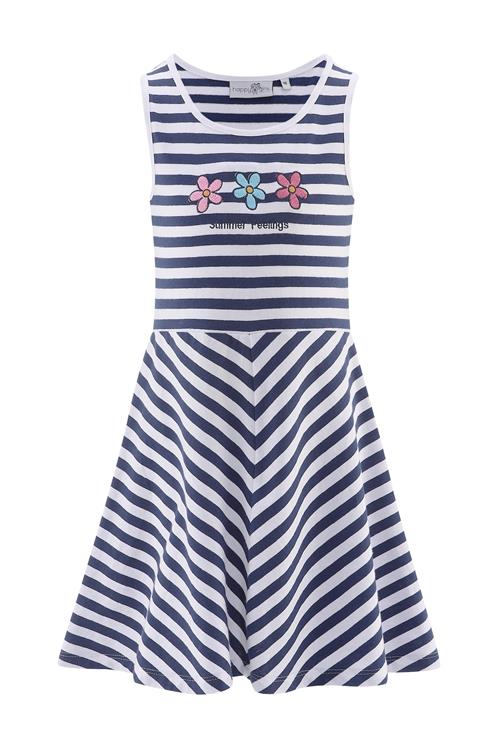 happy girls Kjole  navy / hvid