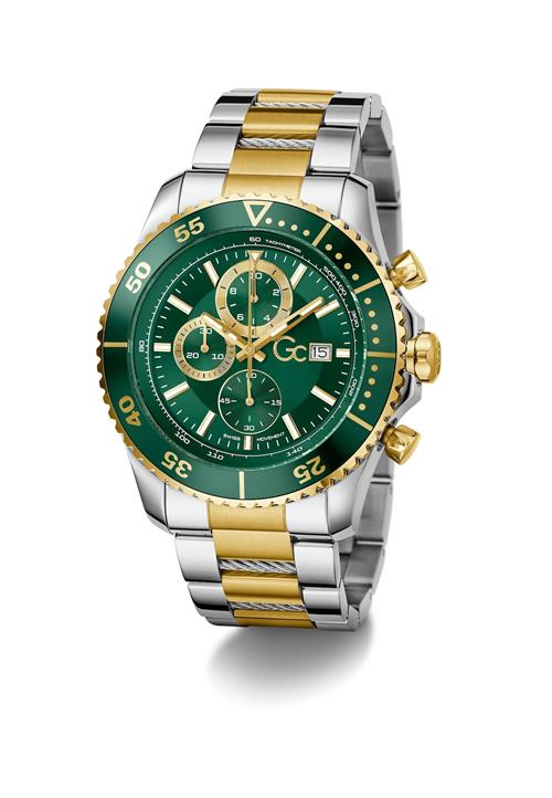 Gc Analogt ur 'SpeedRacer'  guld / grøn / sølv