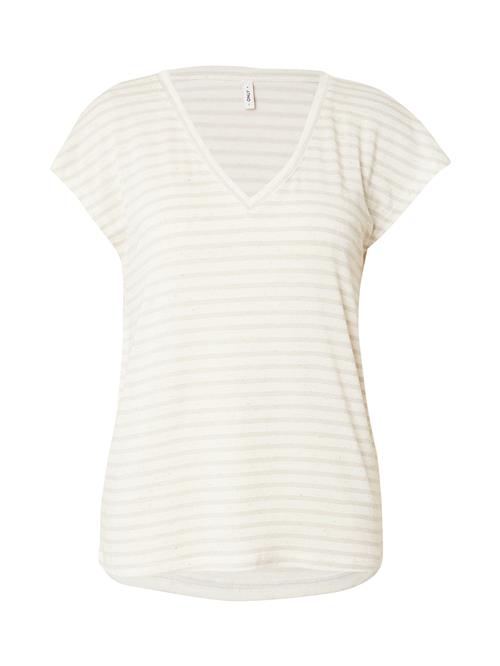 ONLY Shirts 'ONLVIDA'  lysegrå / hvid