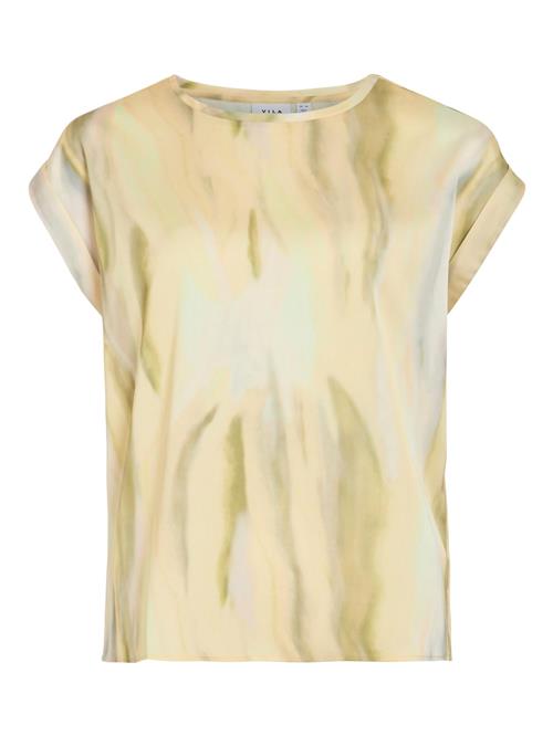 VILA Shirts 'VIEllette'  gul / oliven / hvid