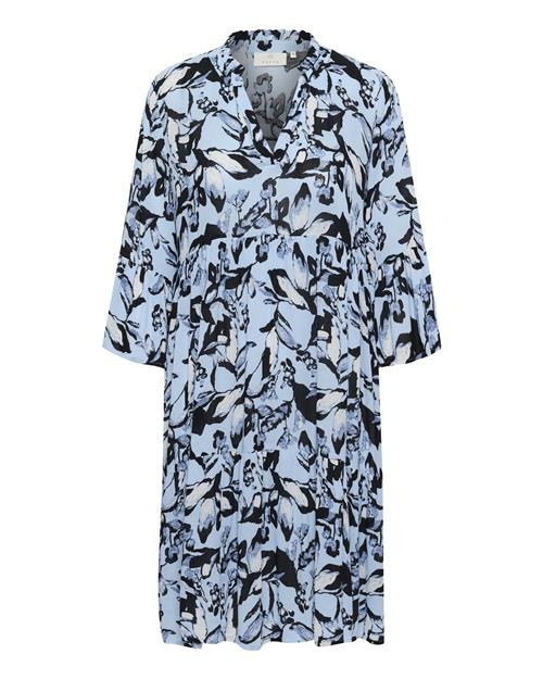 Kaffe Kjole 'KAHera'  dueblå / himmelblå / sort / offwhite