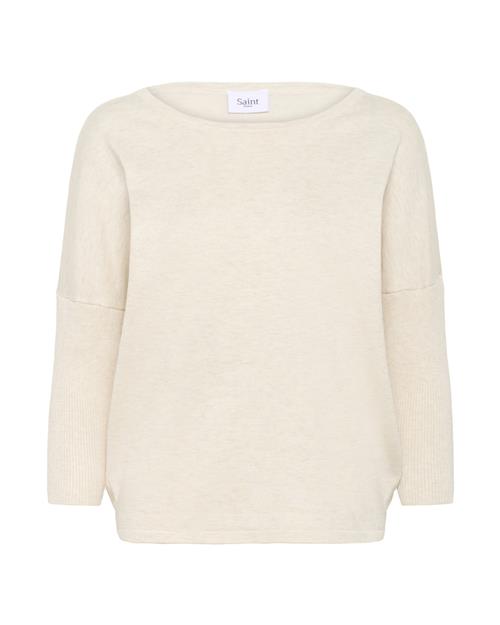SAINT TROPEZ Pullover 'MilaSZ'  hvid