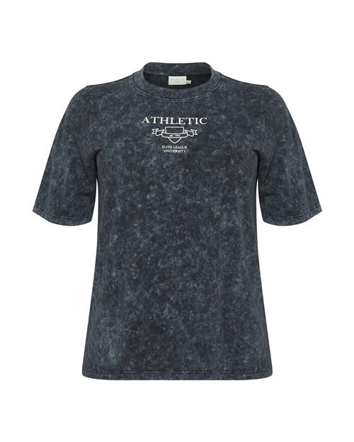 KAFFE CURVE Shirts 'KCTasha'  lysegrå / sort / offwhite