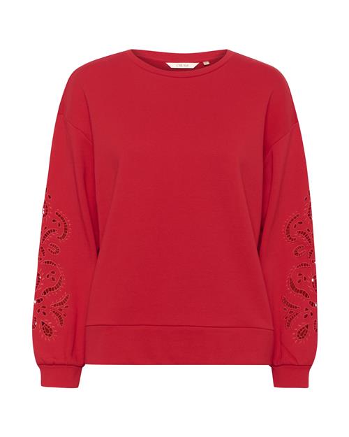 Cream Sweatshirt 'Josie'  rød