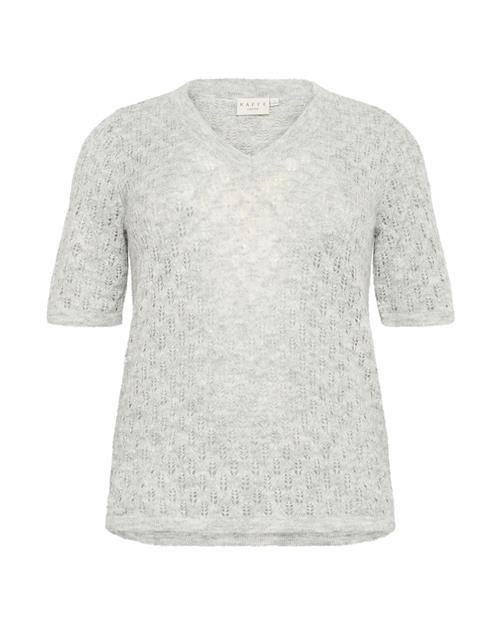 KAFFE CURVE Pullover 'Loura'  lysegrå