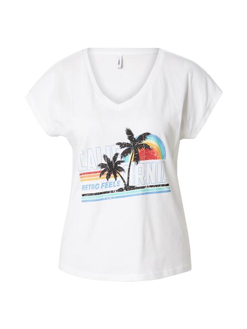 ONLY Shirts 'ONLLUCY'  blå / orange / sort / hvid