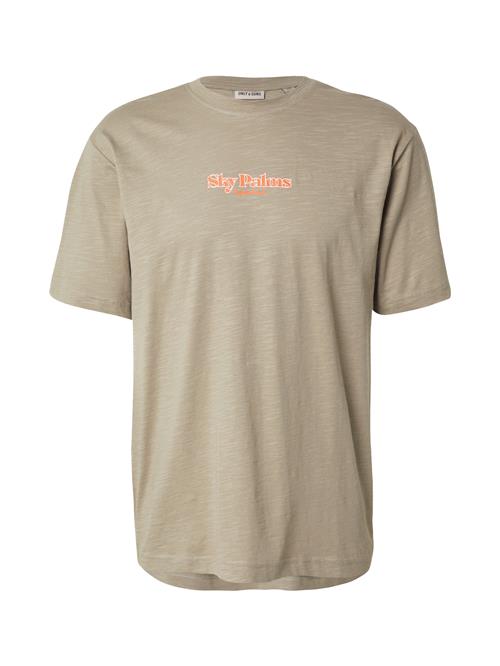 Only & Sons Bluser & t-shirts 'ONSLUIS'  khaki / pastelgrøn / orange / sort