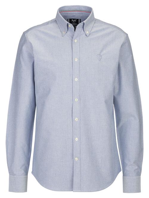 19V69 ITALIA Forretningsskjorte 'Rocco'  blå-meleret