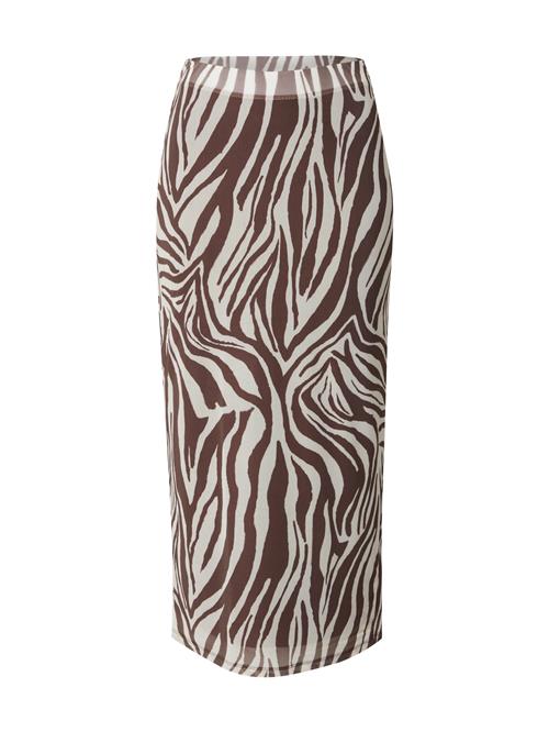 EDITED Nederdel 'Sofia'  brun / hvid