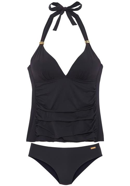 LASCANA Tankini  guld / sort