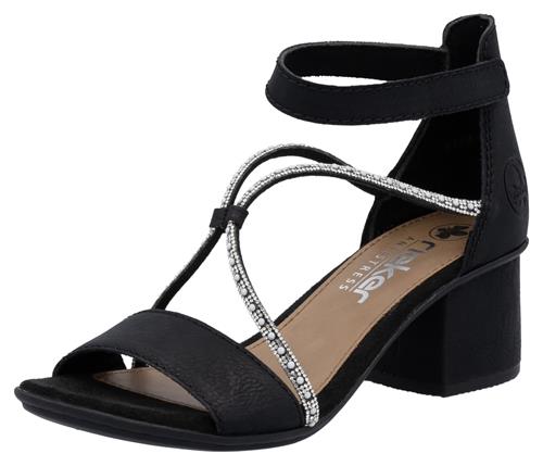 Rieker Sandaler med rem  sort