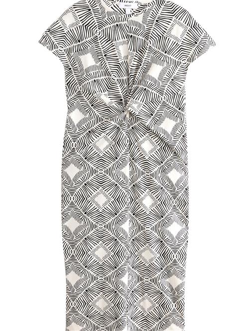 Next Sommerkjole  sort / uldhvid