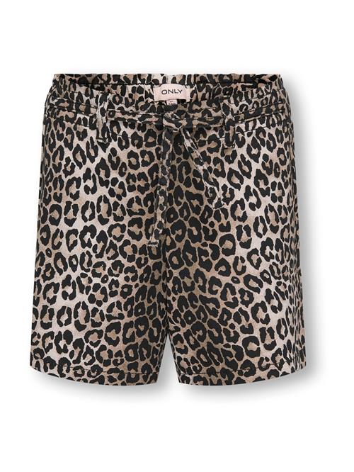 ONLY GIRLS Bukser 'KOGSANDRA'  ecru / brokade / sort