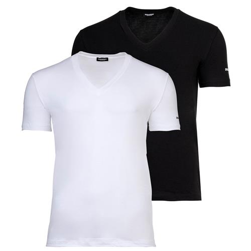 DSQUARED2 Bluser & t-shirts  sort / hvid