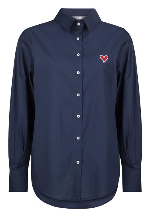 Felix Hardy Bluse 'Poplin'  navy