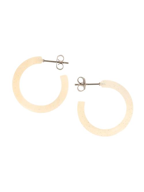 Fräulein Wunder Øreringe 'Anni'  beige / guld