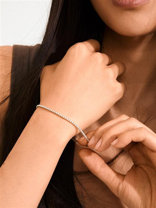 Pilgrim Armbånd  guld / perlehvid