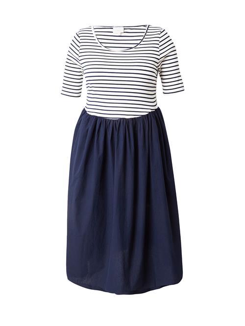 ONLY Carmakoma Kjole 'CARBEE'  navy / hvid