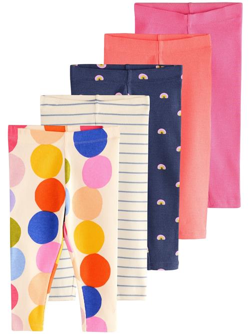 Next Leggings  elfenben / marin / hindbær / lys pink