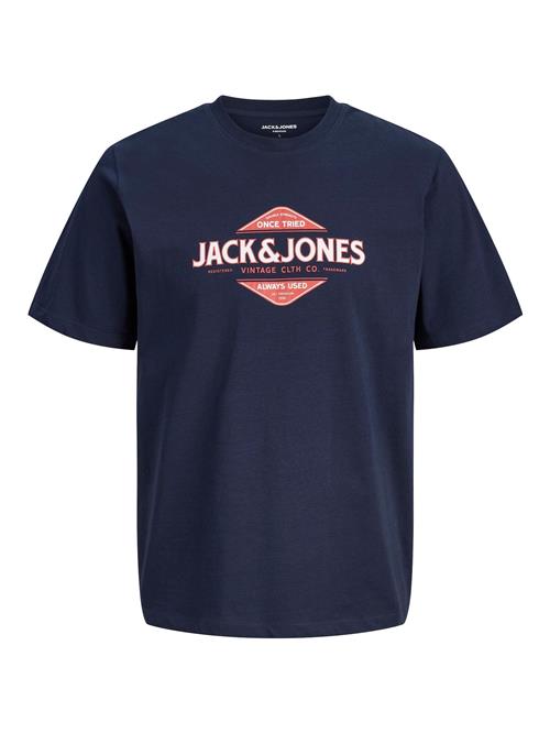 JACK & JONES Bluser & t-shirts  natblå / rød / offwhite