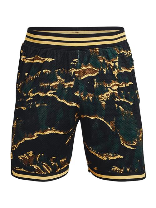 UNDER ARMOUR Sportsbukser 'Curry'  creme / brun / gran / sort