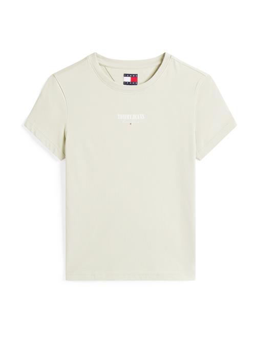 Tommy Jeans Shirts 'ESSENTIAL'  pastelgrøn / hvid