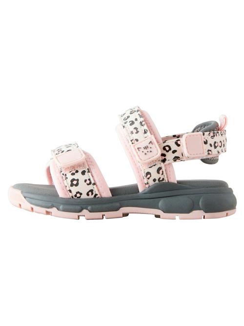 Next Sandaler  mørkegrå / pastelpink / sort