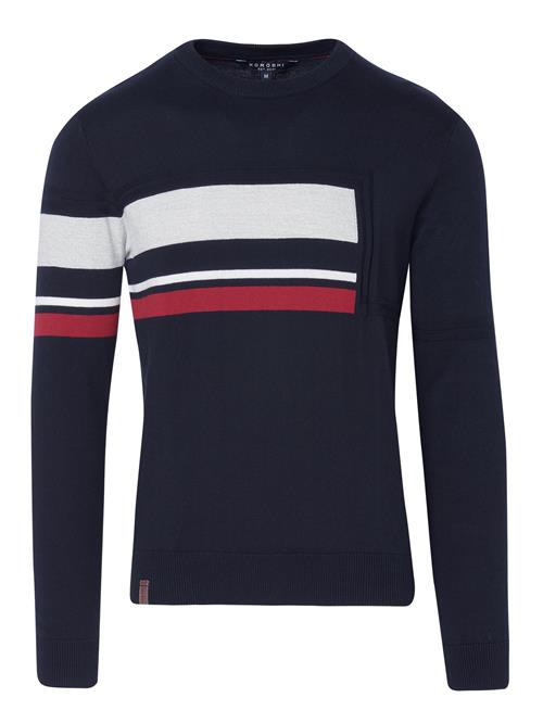 KOROSHI Pullover  navy / rød / hvid