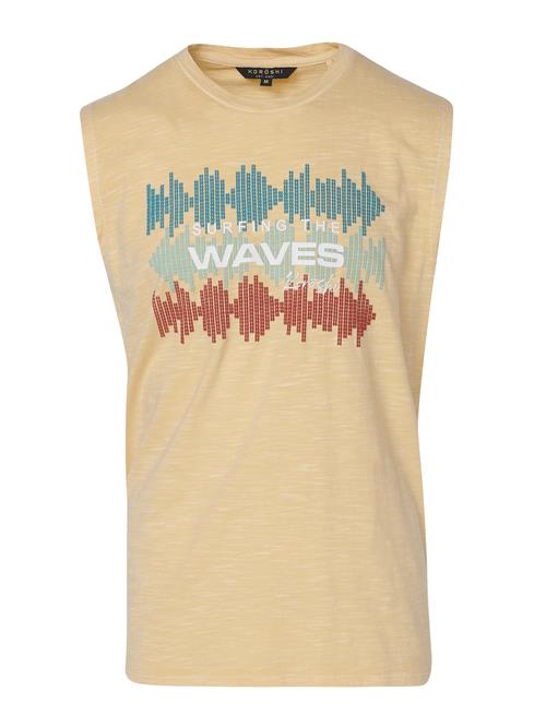 KOROSHI Bluser & t-shirts  cyanblå / hummer / lyseorange / hvid