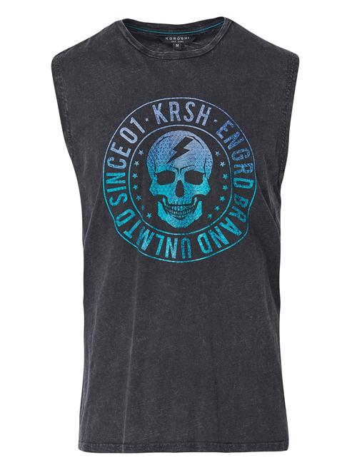 KOROSHI Bluser & t-shirts  neonblå / lilla / sort