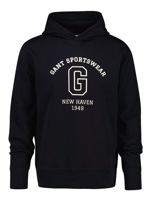 GANT Sweatshirt  sort / uldhvid