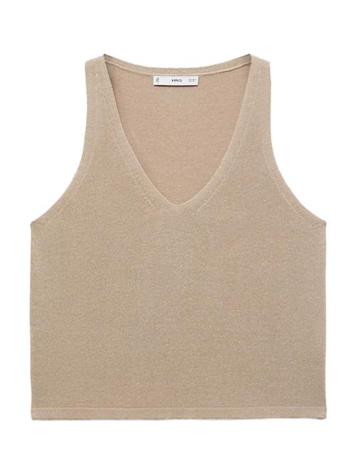 MANGO Sticktop 'VELLA'  greige