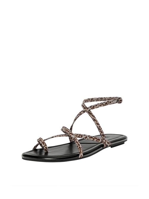 Pull&Bear Klipklappere  kit / brun / brokade