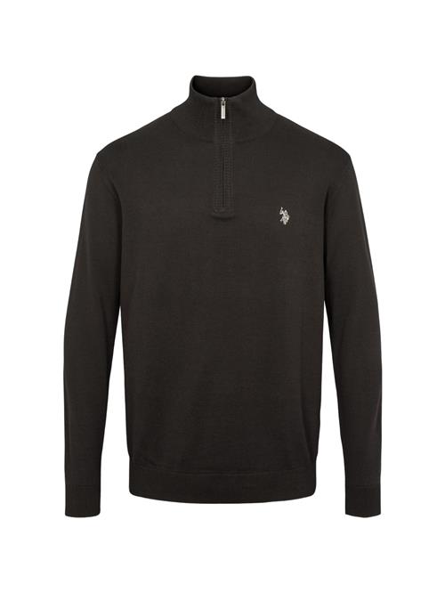 U.S. POLO ASSN. Pullover 'UMBRISON'  lysegrå / sort