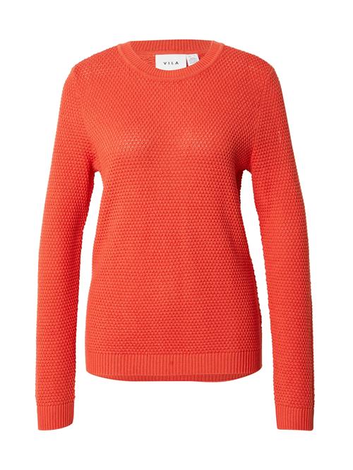 VILA Pullover 'VIDalo'  knaldrød