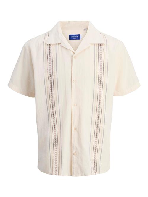 JACK & JONES Skjorte  lyseblå / gylden gul / mørkerød / uldhvid