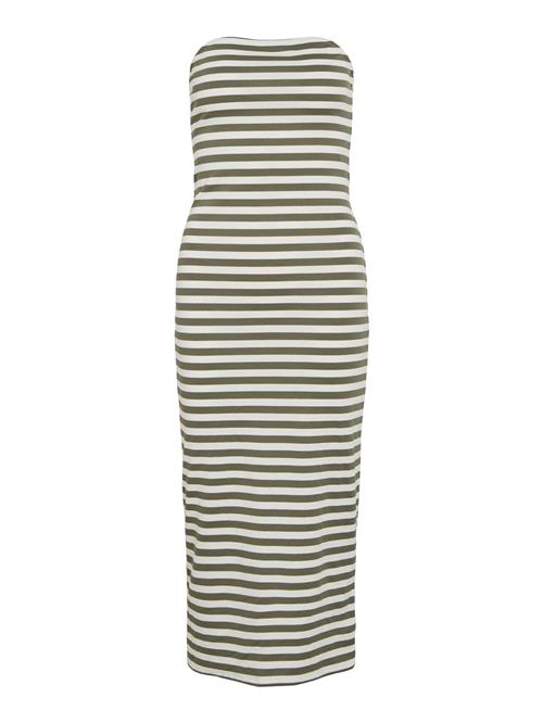 VILA Kjole 'VINinny'  oliven / offwhite