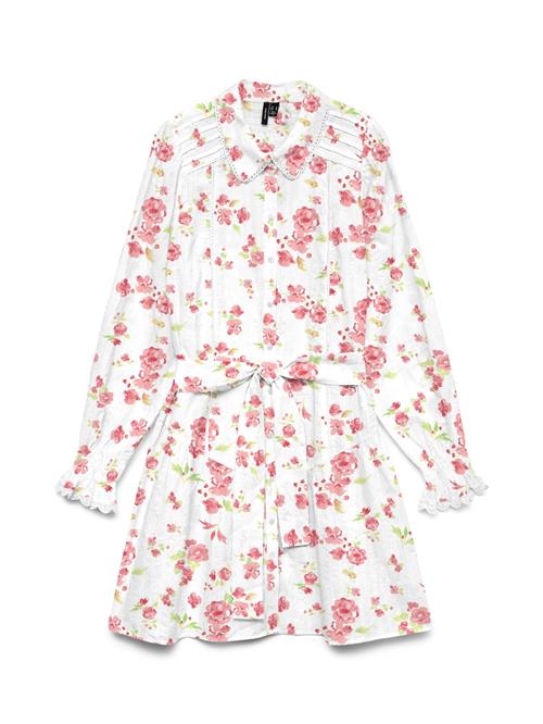 VERO MODA Blusekjole 'VMGry'  lysegrøn / lyserød / gammelrosa / hvid