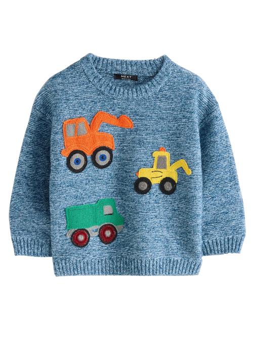 Next Pullover  blå-meleret / gul / grøn / orange